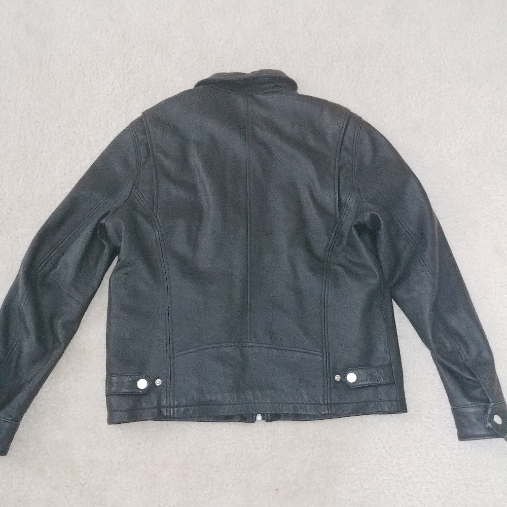 Michael Kors Leather Jacket - Picture 4 of 8